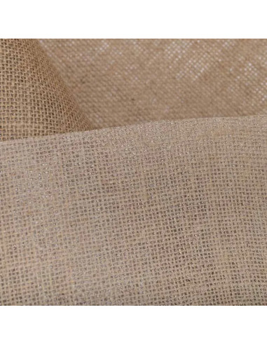 Tissu, Toile de Jute Enduite, Naturelle, Laize 150 cm, Jute Enduite 330g/m²