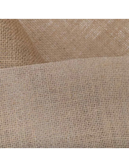 Tissu, Toile de Jute Enduite, Naturelle, Laize 150 cm, Jute Enduite 330g/m²
