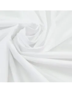 Tissu, Batiste de Coton Unie, Blanc Pur, Laize 150 cm, 100% Coton 70g/m² 2