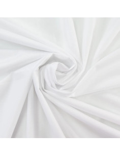 Batiste de coton unie, blanc