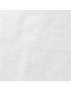 Tissu, Organdi de Coton Uni, Blanc, Laize 150 cm, 100% Coton 45g/m²
