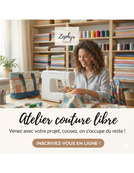 Atelier Couture Libre : Boostez vos projets avec Nathalie !