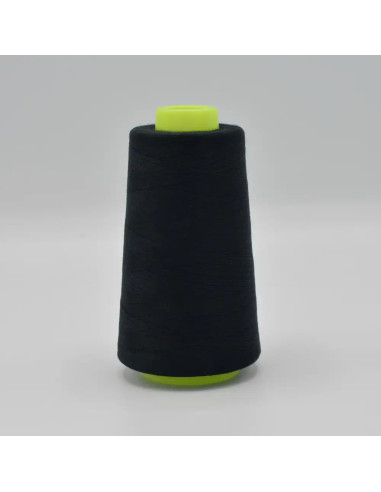 Cône, Fil pour surjeteuse Overlock, 100% Polyester tissé, 3000 yards / 2743 m, Coloris au choix