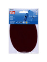 Renforts imitation daim, thermocollant, 9,5 x 14,5 cm, rouge foncé