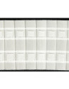 Ruban fronceur, 75mm, plis automatiques, blanc