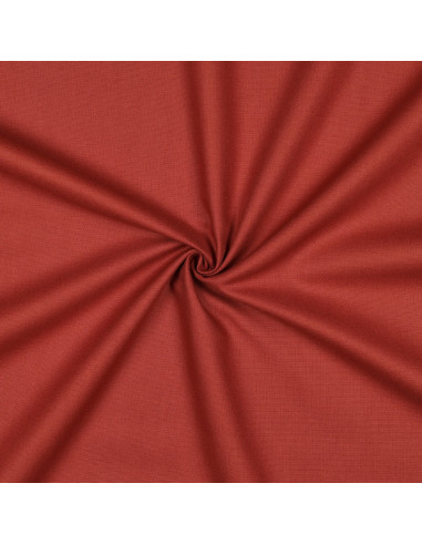 Tissu, Canvas Uni, Terra Cotta, Laize 140 cm, 100% Coton 225g/m²