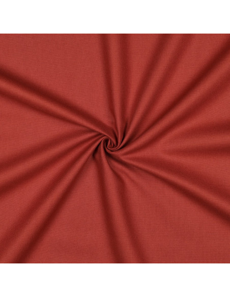 Tissu, Canvas Uni, Terra Cotta, Laize 140 cm, 100% Coton 322g/m²