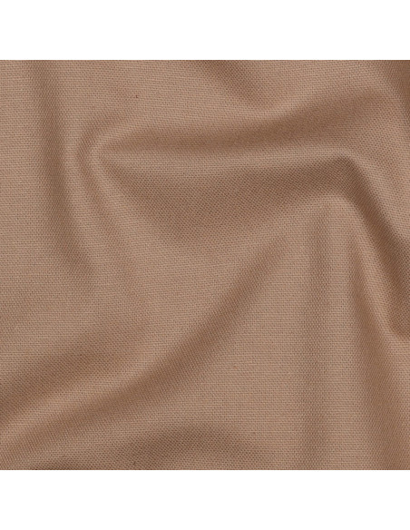Tissu, Canvas uni, Taupe, Laize 140 cm, 100% Coton 225g/m²