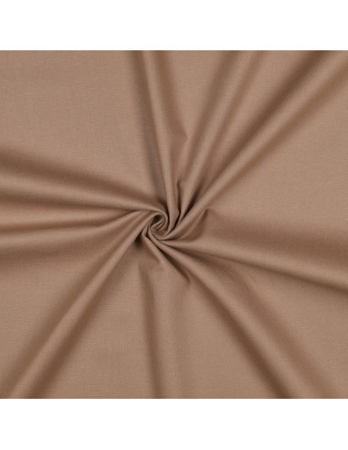 Tissu, Canvas uni, Taupe, Laize 140 cm, 100% Coton 225g/m²