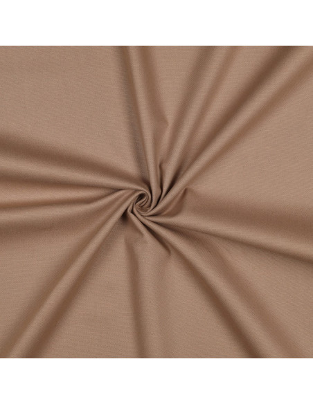 Tissu, Canvas uni, Taupe, Laize 140 cm, 100% Coton 225g/m²