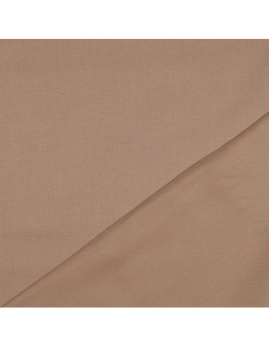 Tissu, Canvas uni, Taupe, Laize 140 cm, 100% Coton 322g/m²