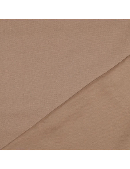 Tissu, Canvas uni, Taupe, Laize 140 cm, 100% Coton 225g/m²