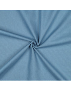 Tissu, Canvas Uni, Bleu Jean, Laize 140 cm, 100% Coton 322g/m²