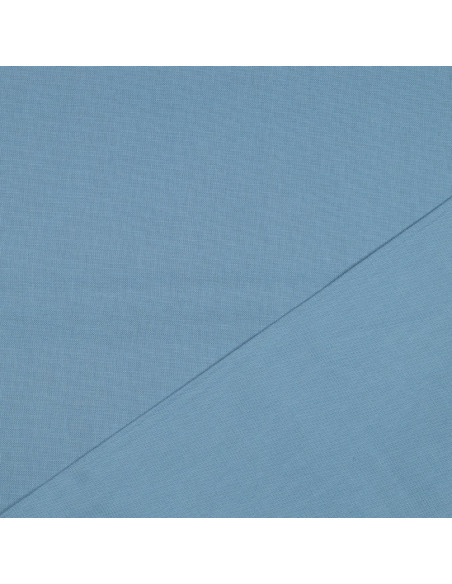 Tissu, Canvas Uni, Bleu Jean, Laize 140 cm, 100% Coton 322g/m²