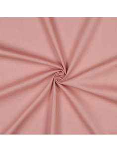 Popeline de coton unie, vieux rose