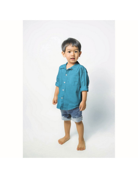 Popeline de coton unie, naturel