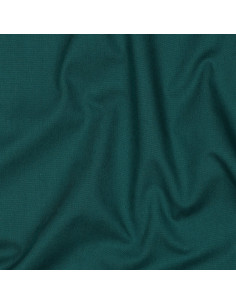 Popeline de coton unie, vert émeraude 2