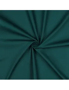 Tissu, Popeline Unie, Vert Émeraude, Laize 150 cm, 100% Coton 195g/m²