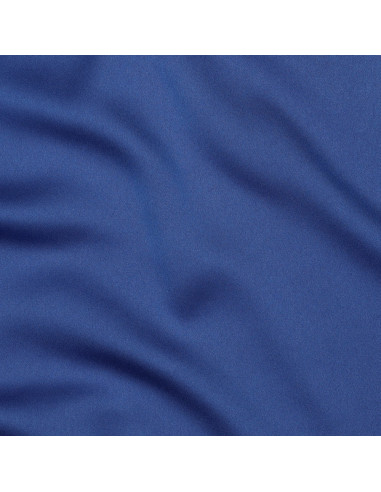 Tissu, Microfibre Satin Toucher Soie, Bleu Roi, Laize 146 cm, 100% Polyester