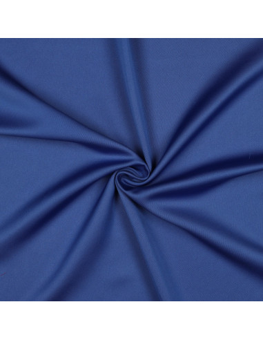 Tissu, Microfibre Satin Toucher Soie, Bleu Roi, Laize 146 cm, 100% Polyester