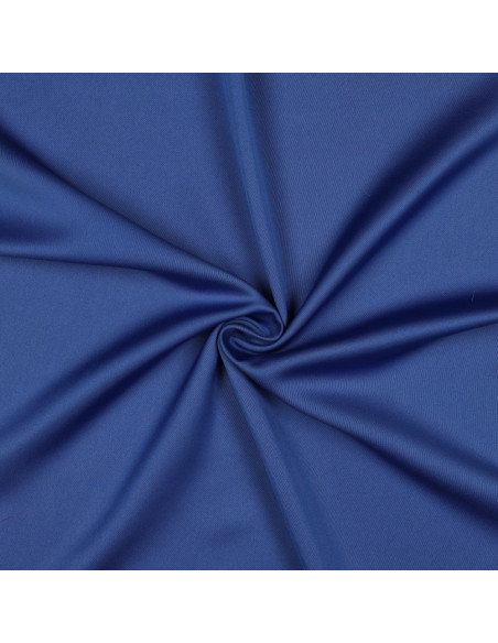 Tissu, Microfibre Satin Toucher Soie, Bleu Roi, Laize 146 cm, 100% Polyester