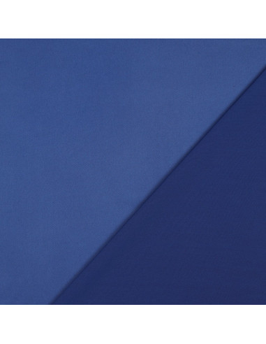 Tissu, Microfibre Satin Toucher Soie, Bleu Roi, Laize 146 cm, 100% Polyester
