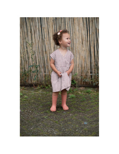 Vichy, carreaux moyens (10mm), jaune moutarde