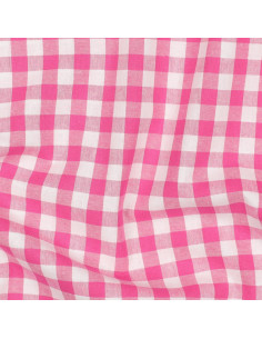 Vichy, carreaux moyens (10mm), rose fuchsia 2