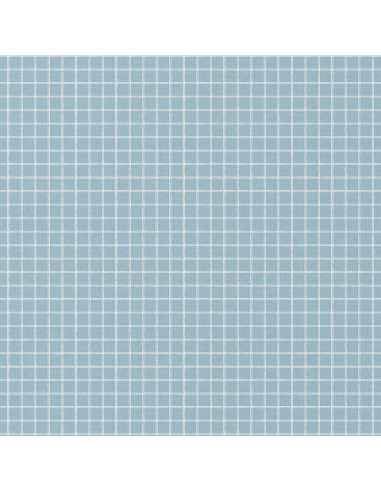 Cretonne de coton, carreaux, bleu