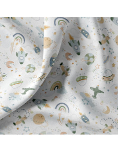 Popeline de coton, espace 2