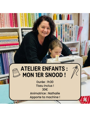Atelier Couture Enfant : Mon premier snood !