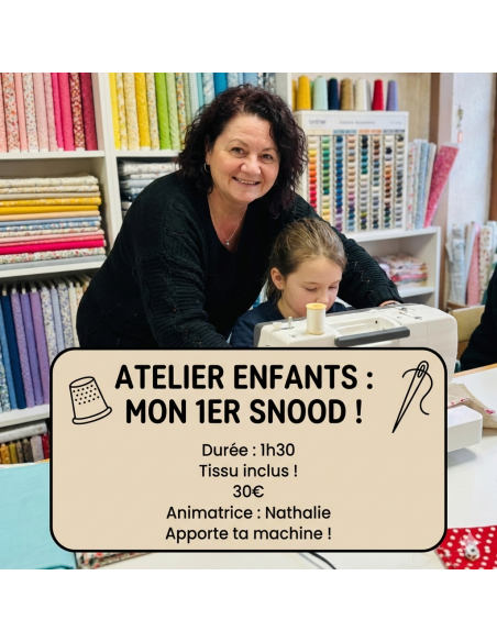 Atelier Couture Enfant : Mon premier snood !