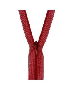 Fermeture à glissière, non séparable, invisible, N° 2, 22 cm
