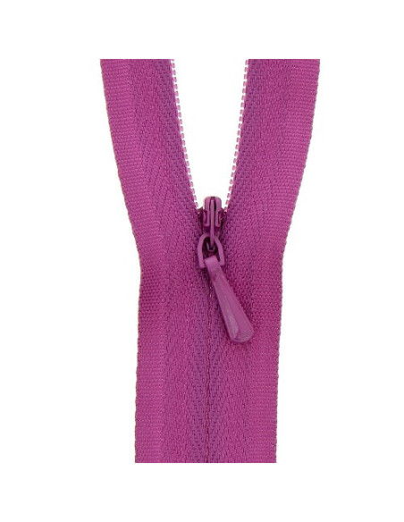 Fermeture à glissière, non séparable, invisible, N° 3, 25 cm