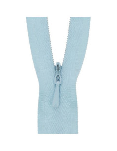 Fermeture à glissière, non séparable, invisible, N° 3, 25 cm