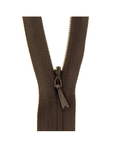 Fermeture à glissière, non séparable, invisible, N° 3, 40 cm