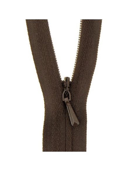 Fermeture à glissière, non séparable, invisible, N° 3, 40 cm