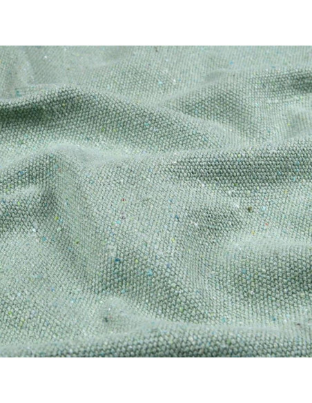Tissu, Toile d'Ameublement Ultra-Robuste, Sauge, Laize 150 cm, Coton & Polyester Recyclés 790g/m²