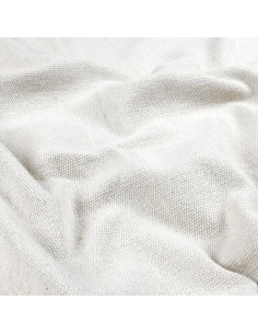 Tissu, Toile Unie, Écru, Laize 150 cm, Coton & Polyester Recyclés 790g/m² 2