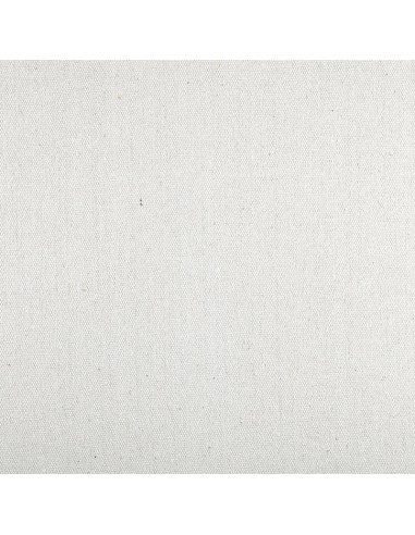 Tissu, Toile Unie, Écru, Laize 150 cm, Coton & Polyester Recyclés 790g/m²