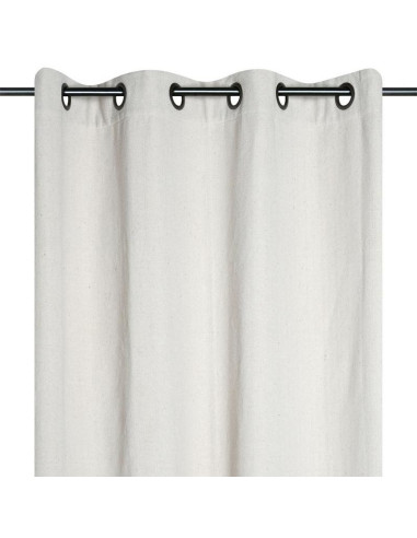 Tissu, Toile Unie, Écru, Laize 150 cm, Coton & Polyester Recyclés 790g/m²