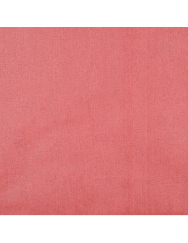 Coton enduit, uni, légèrement glacé, terracotta