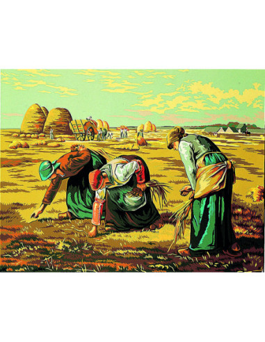 Canevas : 50x65 cm, Les glaneuses