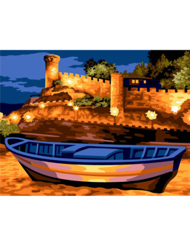 Canevas : 50x65 cm, N23 - Castillo de tossa