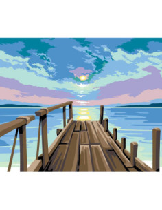 Canevas : 60x70 cm, N21 - au bout du monde