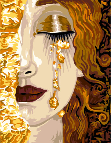 Canevas : 65x80 cm, N21- les larmes d'or de Freyja