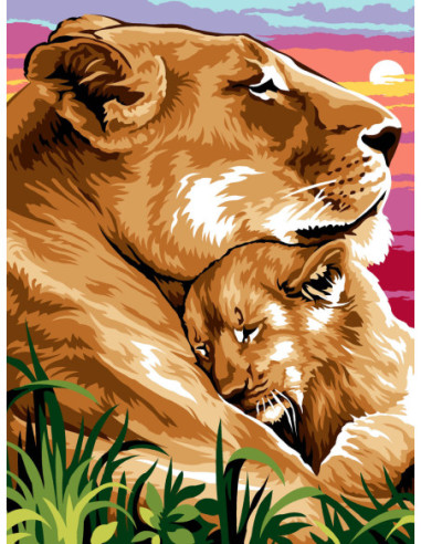 Canevas : 40x50 cm, N18 - câliner