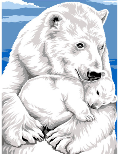 Canevas : 40x50 cm, N18 - berger