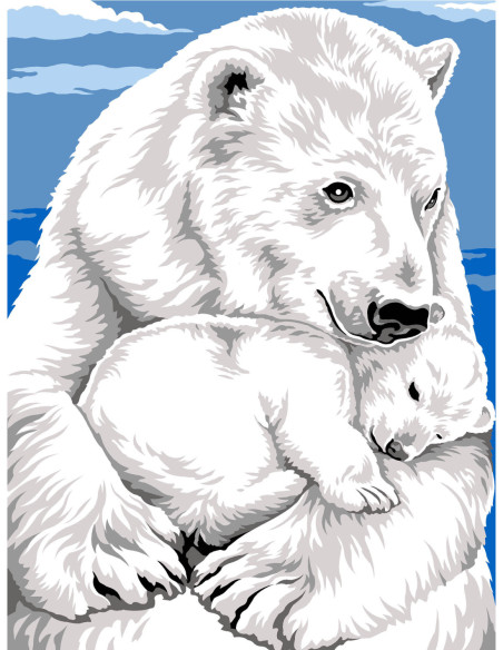 Canevas : 40x50 cm, N18 - berger