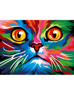 Canevas : 40x50 cm, N19 - face colored